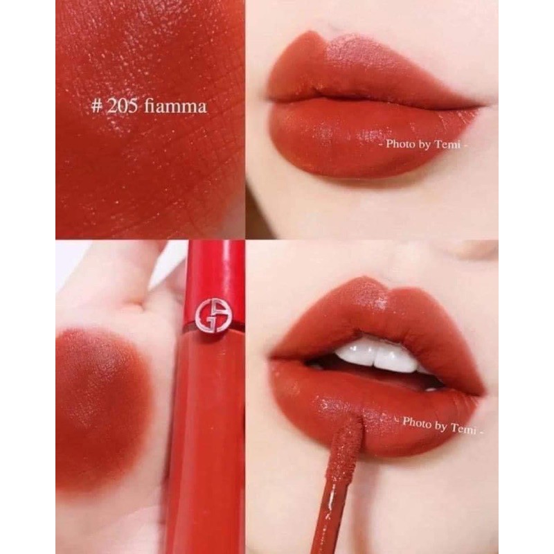 Son kem Giorgio Armani Lip Maestro màu 205 Flamma