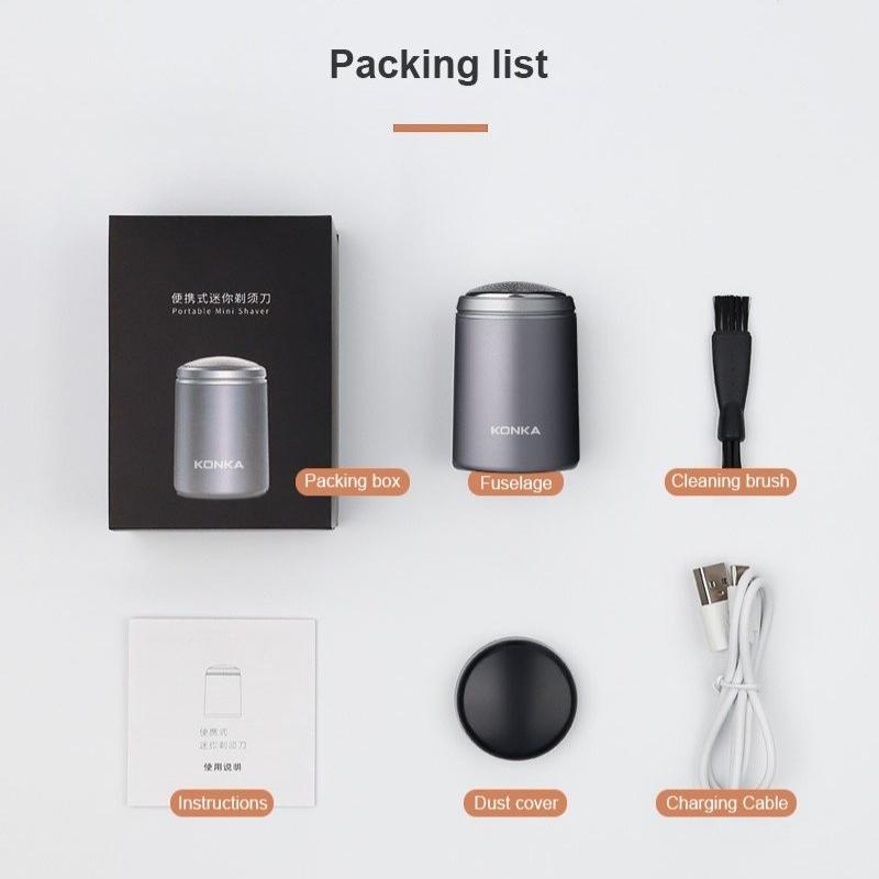 Máy Cạo Râu Cạo Khô Sát Chân Râu Không Đau Sạc Nhanh Chống Thấm Nước