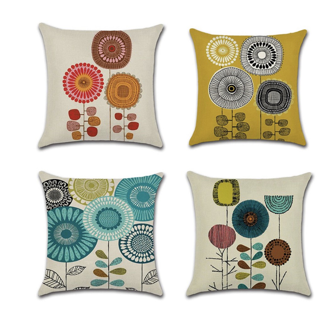 (TH11) Vỏ Gối Sofa Đẹp , Vỏ Gối Vuông