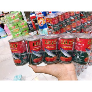 Cá nục sốt cà Lily (lốc/10 lon)