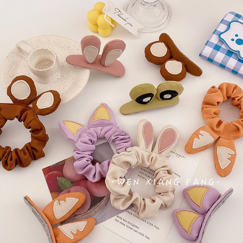 Dây Buộc Tóc Hình Động Vật Xinh Xắn Dành Cho Nữ