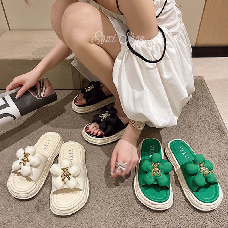 Đôi dép bằng Soled Giày thời trang nữ