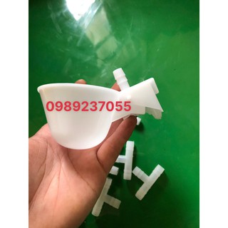 Cốc tự động tàu xịn cho chim câu kèm t - Cốc uống nước cho chim bồ câu tự động