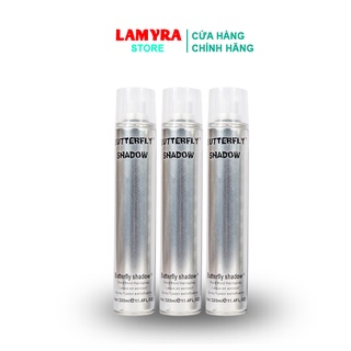 Gôm xịt tóc nam BUTTERFLY SHADOW 320ML, Gôm bạc giữ nếp tạo kiểu nam nữ Lamyra