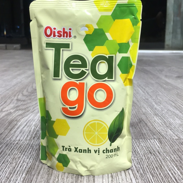 Trà Xanh Teago - Oishi (200ml + ống hút)