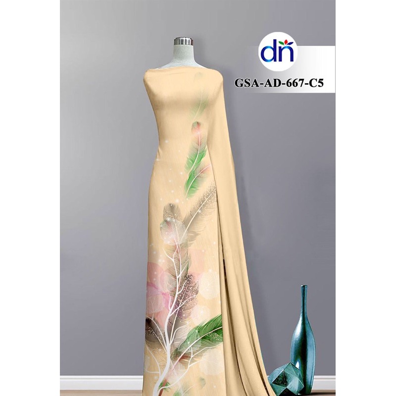 Vải áo dài 3D