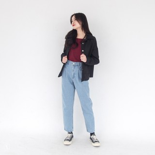 Áo Thun Dài Tay Nữ SSSTUTTER Scoop Sweatshirt