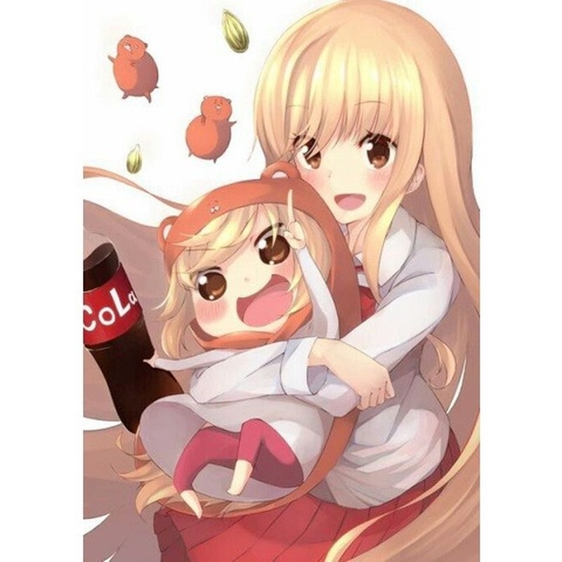 Set tranh đính đá 5d họa tiết hoạt hình trang trí kích thước 30x40cm DIY