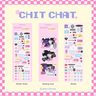 STICKER TRANG TRÍ ICON CHIT CHAT LẤP LÁNH🎱