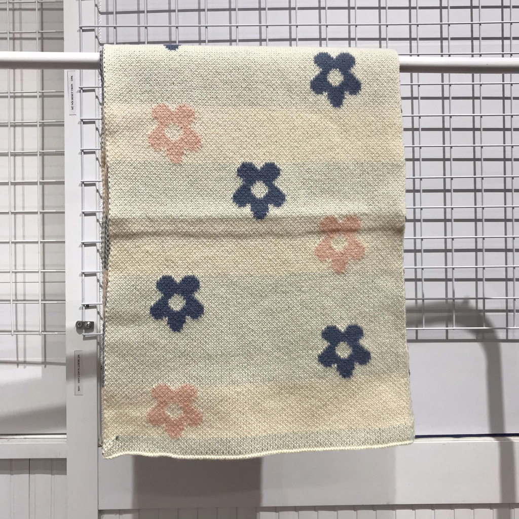 Khăn choàng len quàng cổ mùa đông cao cấp cho nữ khăn len dệt kim dày ấm size 180x35cm - Mã LE18 The Collar Box