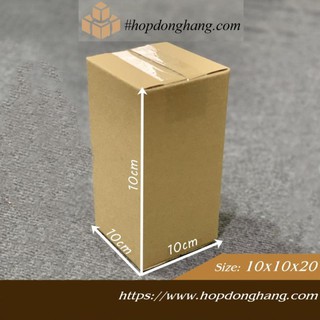 Combo 100 hộp 20x10x10 - hộp carton đóng hàng