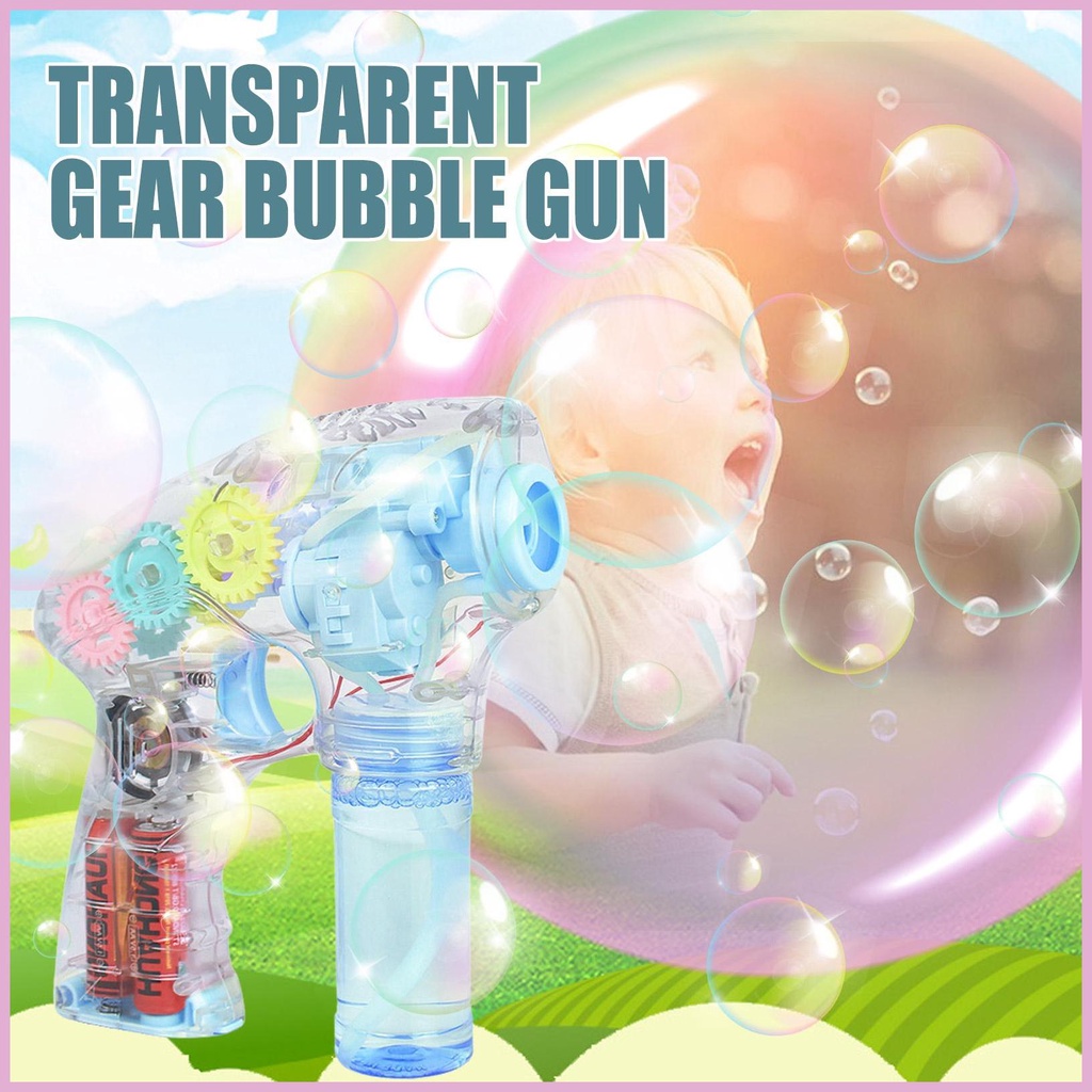 Máy Thổi Bong Bóng Xà Phòng Có Đèn LED Và Nhạc Cho Bé