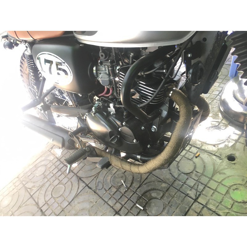 [Hot] Dây vải bố thủy tinh quấn cổ pô xe máy 5m Cafe Racer Tracker Chopper Bobber CG125 SU GN125 CD 67 WIN Honda Yam