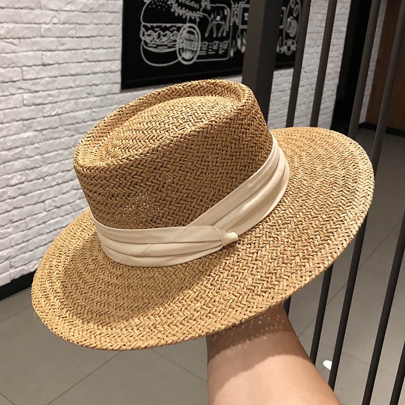 Mũ cói đi biển, nón cói Gaucho Panama đúng hàng cao cấp (ĐÓNG THÙNG TO)