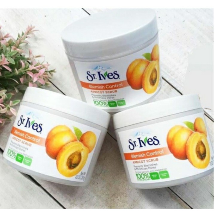 Tẩy tế bào chết St.Ives Apricot Scrub Blemish Control  Mỹ 238g