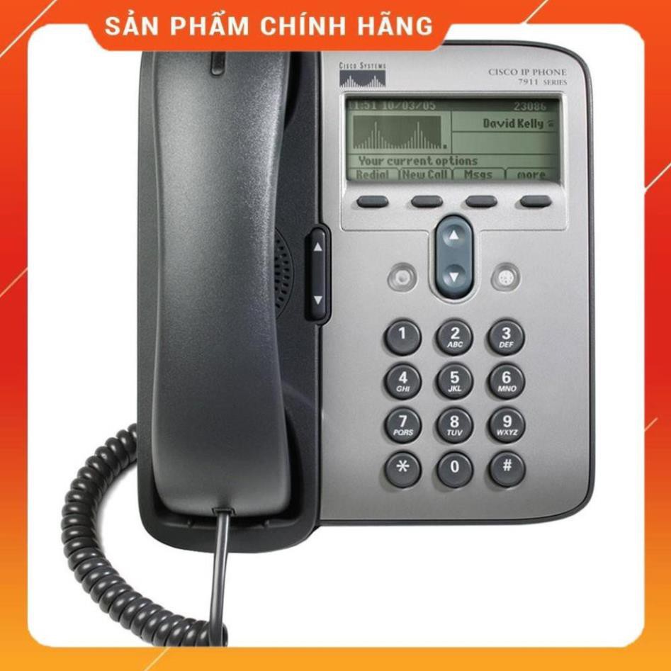 Điện thoại IP Cisco CP-7911G tương thích SIP dành cho văn phòng