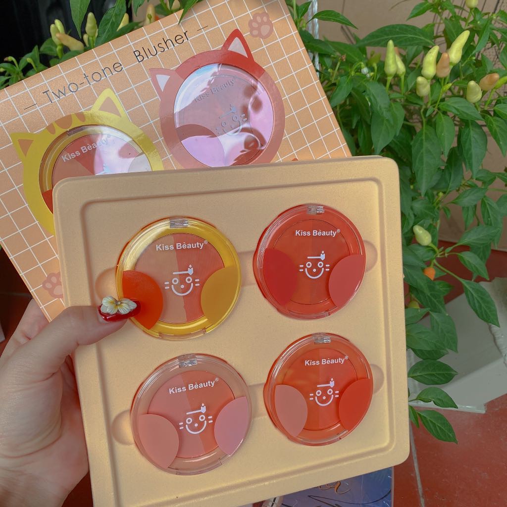 Bảng 4 hộp phấn má 2 ngăn CatBlusher | BigBuy360 - bigbuy360.vn