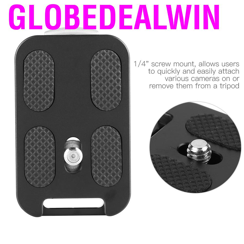 Globedealwin [Kaneb] QR-60 Quick Release Plate 1/4" Screw Mount with Strap Buckle Digital Products | BigBuy360 - bigbuy360.vn