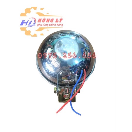 Đèn gầm 8 mắt Trắng tròn inox 9073 phụ tùng ô tô Phụ tùng Hùng Lỳ