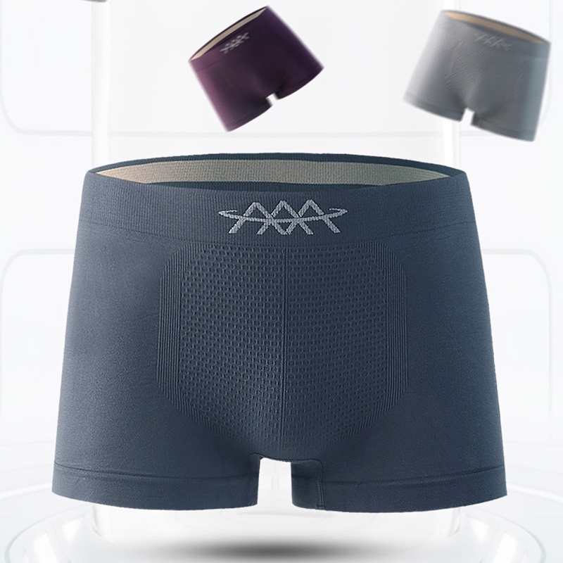 Quần lót nam Boxer quần sịp đùi nam chất liệu Cotton cao cấp co dãn 4 chiều 5D