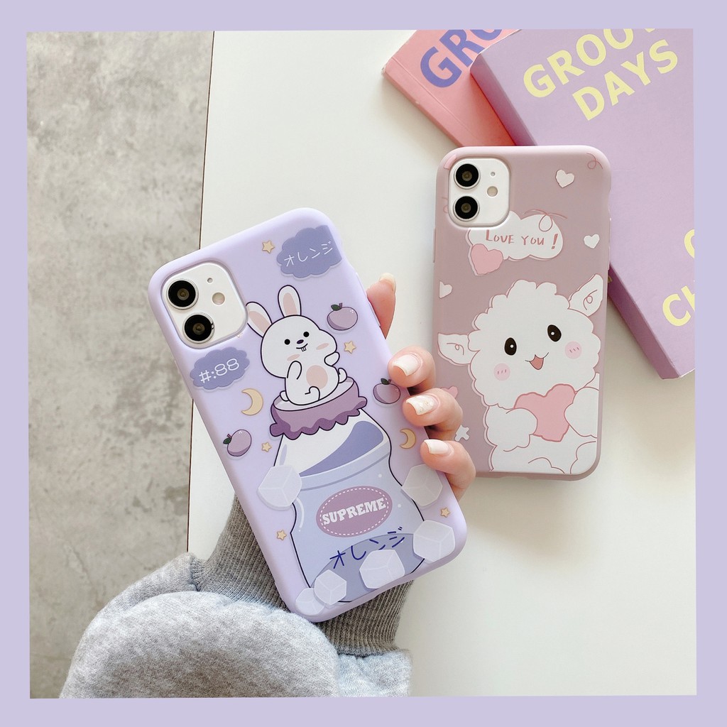 Hợp iphone case 12/12mini/12pro/12pro max/11/11pro/11pro max/xs max/xr/xs/x/8/7/8plus/7plus Moon rabbit and love rabbit | BigBuy360 - bigbuy360.vn
