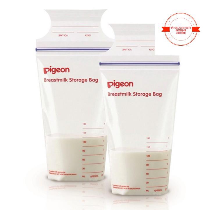 Túi trữ sữa mẹ Pigeon 180ml (Hộp 25 túi)