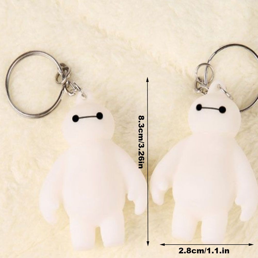 Móc khóa hình Baymax hoạt hình dễ thương xinh xắn