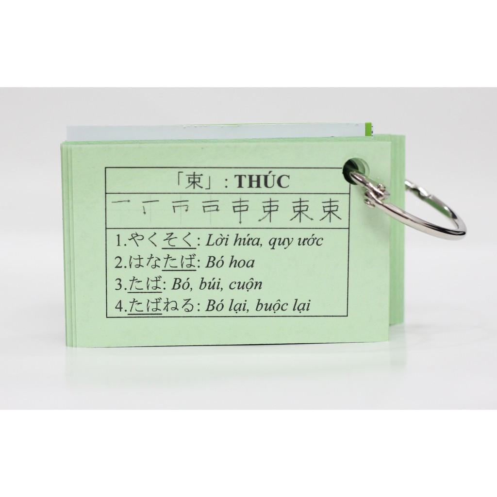 Thẻ Học Hán Tự Tiếng Nhật N3 - Flashcards Kanji Trung Cấp (Tái Bản Mới Nhất)