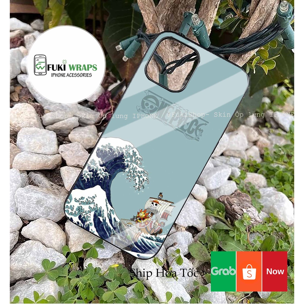 Ốp Lưng Kính Cường Lực / Case OnePiece Chống Vỡ Dành Cho 13ProMax 12ProMax 11ProMax X XSMAX Fukishop
