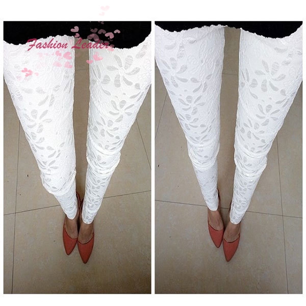 Quần legging ôm họa tiết hoa thời trang cho nữ | BigBuy360 - bigbuy360.vn