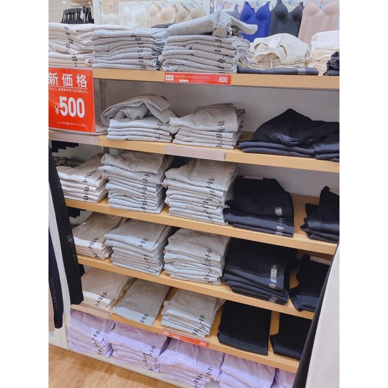 Quần legging gân uniqlo bill Nhật