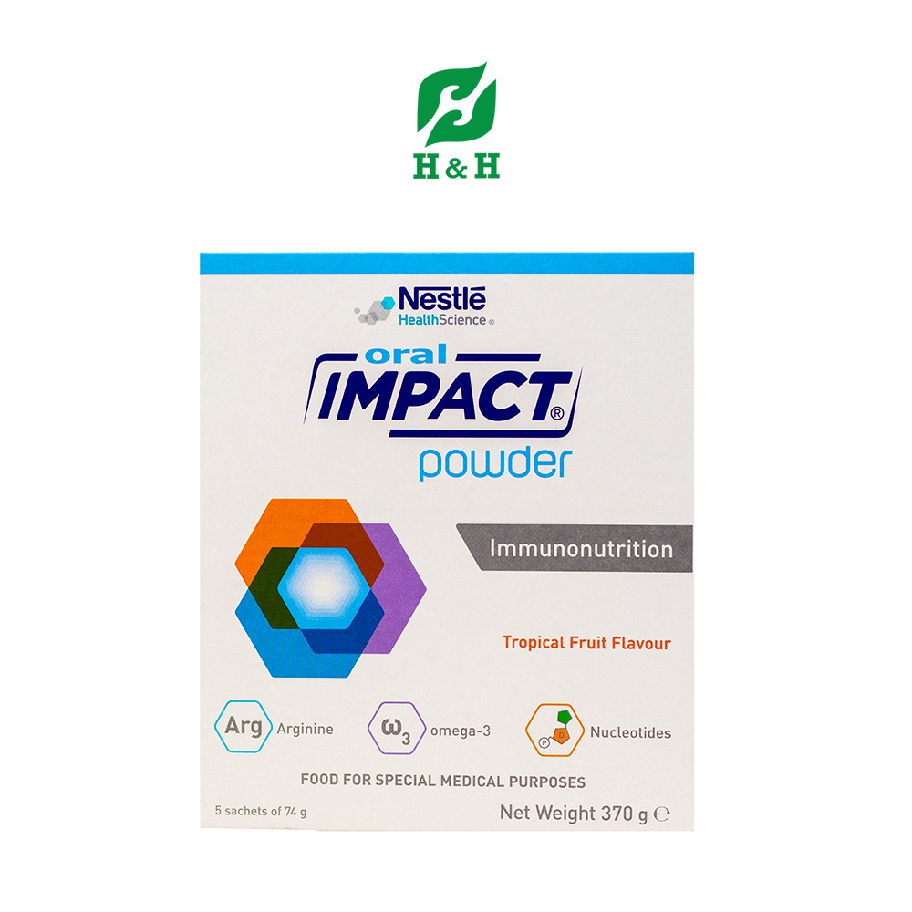 Sữa bột ORAL IMPACT POWDER Dinh dưỡng tối ưu CHO BỆNH NHÂN UNG THƯ VÀ SAU PHẪU THUẬT - 370g