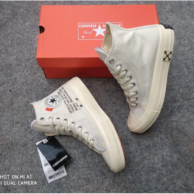 Giày Thể Thao Converse Chuck Taylor All Star 70s Off White Thời Trang Unisex