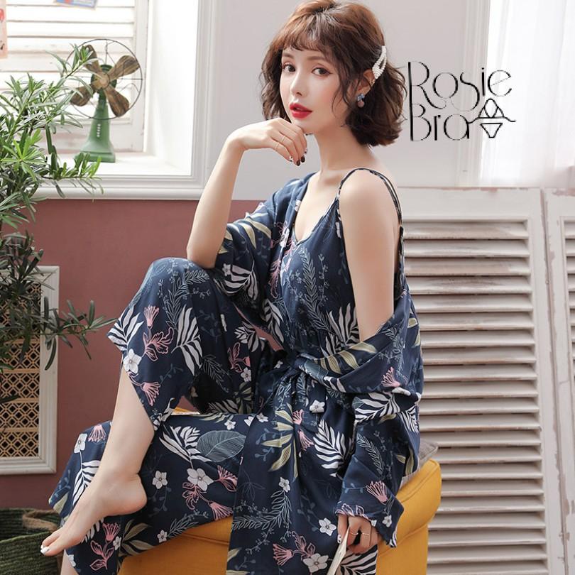Bộ Mặc Nhà 3 Chi Tiết Vải Linen ( Hàng Xịn Có Size) CT110