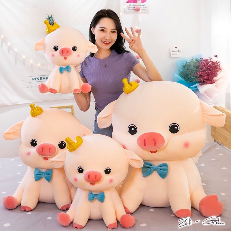 CAO CẤP💥 Gấu Heo bông búp bê💕Gấu bông nhập khẩu chính hãng