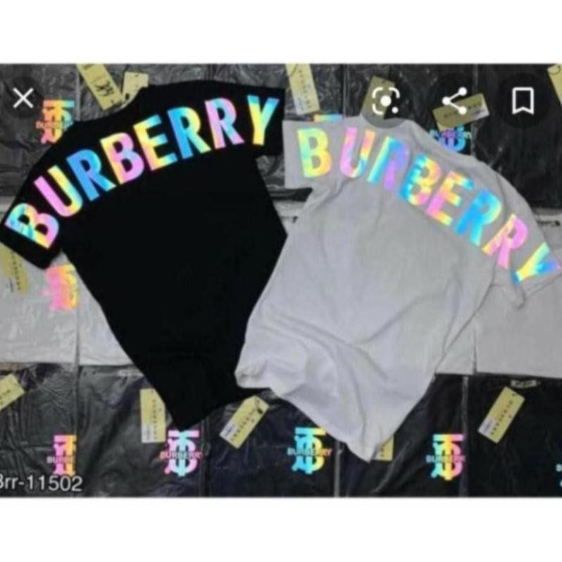 ÁO THUN NHŨ BẠCUNISEX IN CHỮ BURBERRY Áo phông cotton chất đẹp mát, áo unisex, áo phông trắng đen | BigBuy360 - bigbuy360.vn