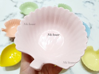 Dĩa sứ hình Con Sò Điệp