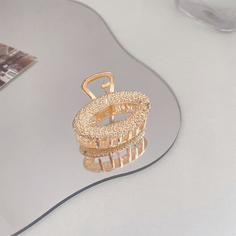 Bộ 5 Kẹp Tóc Kim Loại Hình Trái Tim Hàn Quốc