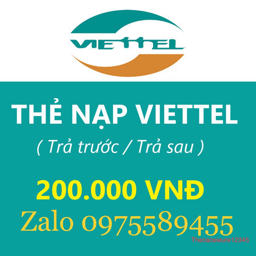 thẻ Viettel 200k