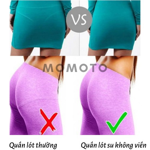 Quần Lót Nữ Đúc Su Thun Lạnh Cạp Ép Không Đường May Không Viền Cotton Cao Cấp QL1 MOMOTO