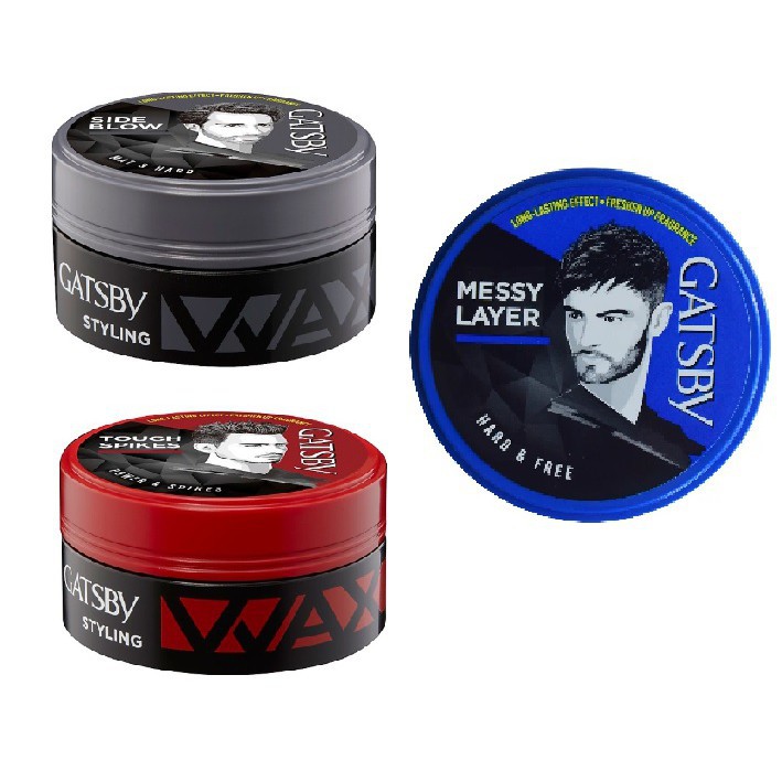 Wax Tạo Kiểu Tóc Gatsby Giúp Tóc Giữ Nếp,  Dày Bồng Cá Tính (25g & 75g)