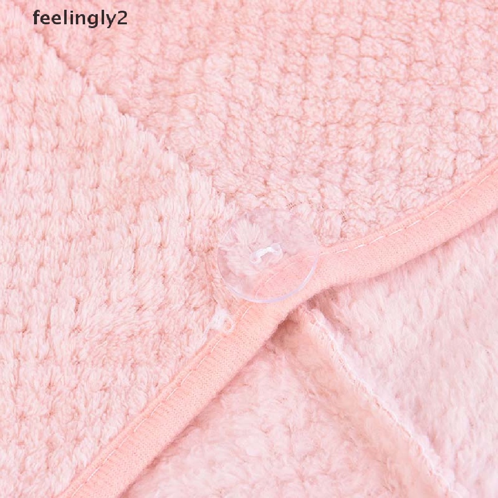 Khăn quấn khô tóc bằng sợi micro nhanh khô tiện dụng