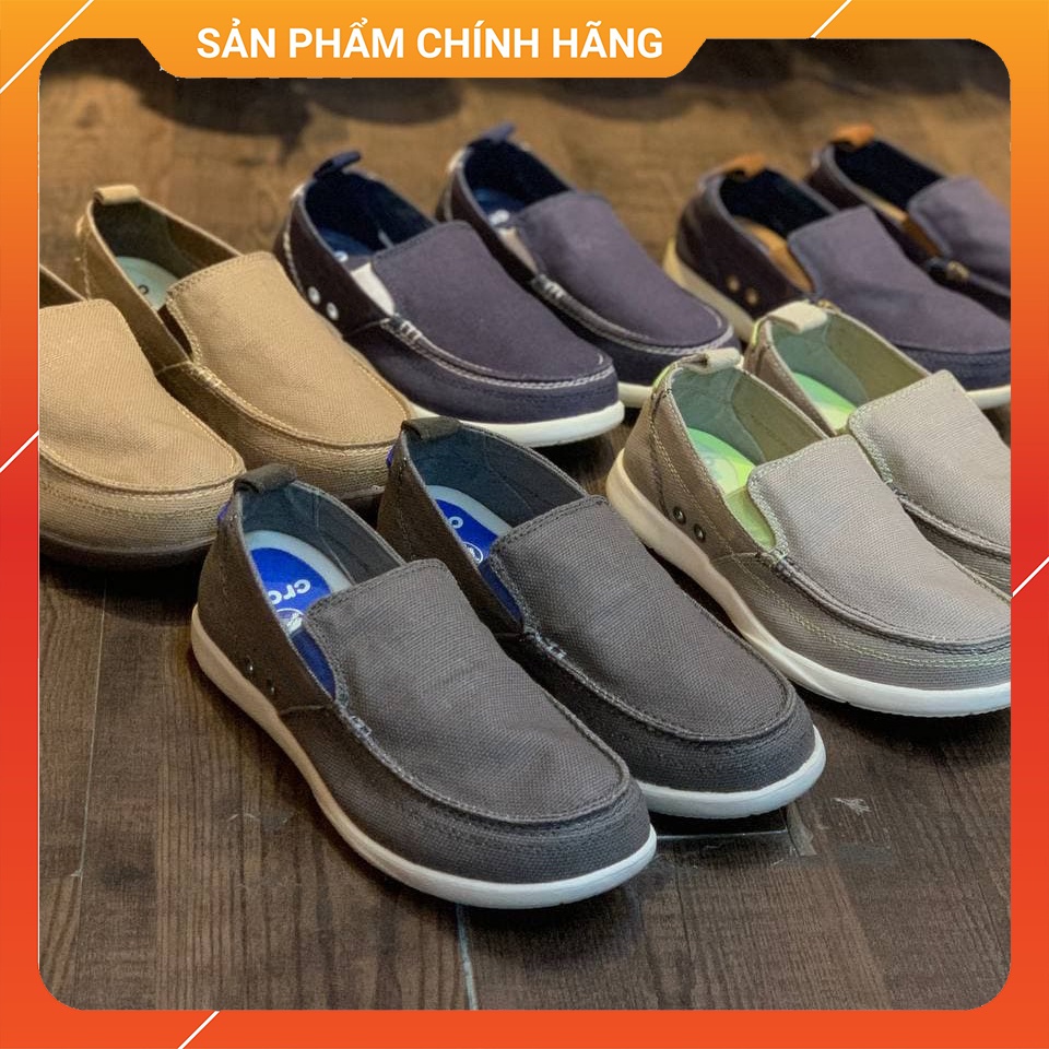 Giày Cross slip on Nam Walu Accent Chính Hãng, chất liệu vải bố, có đệm êm đế hạn chế trơn trượt, size 40 đến 43