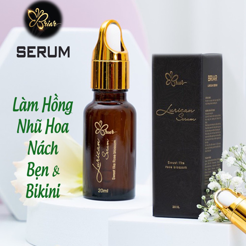 Briar Lucian Serum - Làm Hồng Nhũ Hoa, Hồng Vùng Kín, Nách Bẹn (Chai 20ml). Hàng Chính Hãng - Hiệu Quả Nhanh.