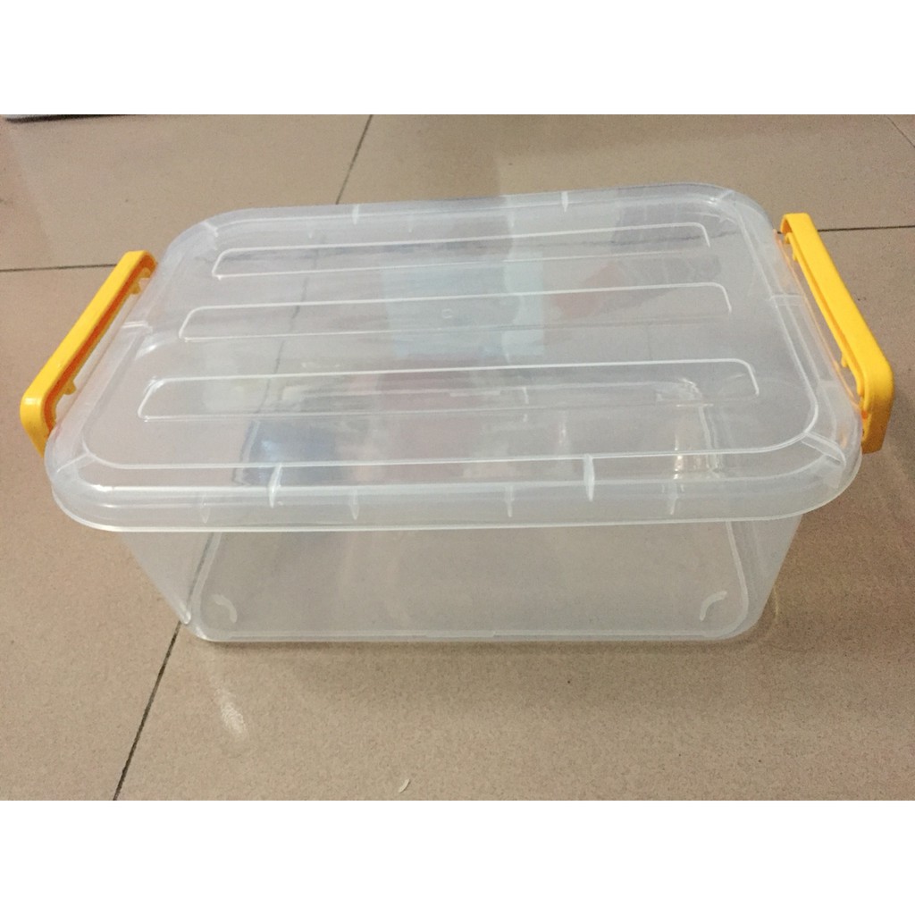 Thùng Nhựa  Trong Suốt  Duy Tân 15 Lít  (46 x 32 x 16 cm )- GIAO NHANH 1H