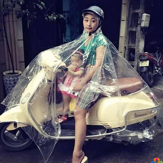 Áo Mưa Trong Suốt Thời Trang