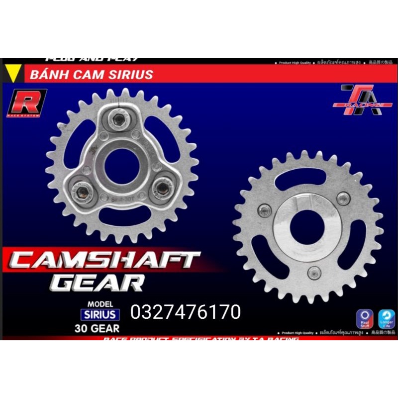 Nhông dĩa bánh cam độ TA cho xe Sirius, Jupiter có tăng chỉnh