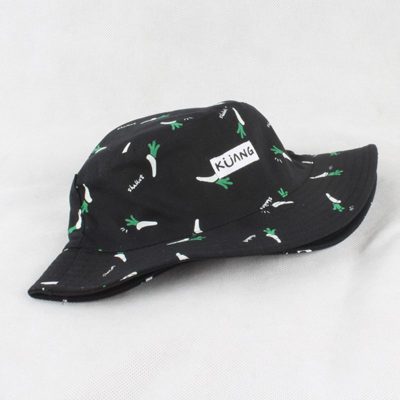 Nón Bucket Họa Tiết Khoai Tây Chiên / Chuối Phong Cách Harajuku Thời Trang Mùa Hè Cho Nam Và Nữ