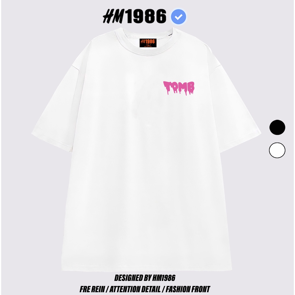 Áo thun tay lỡ form rộng unisex HM1986 3116