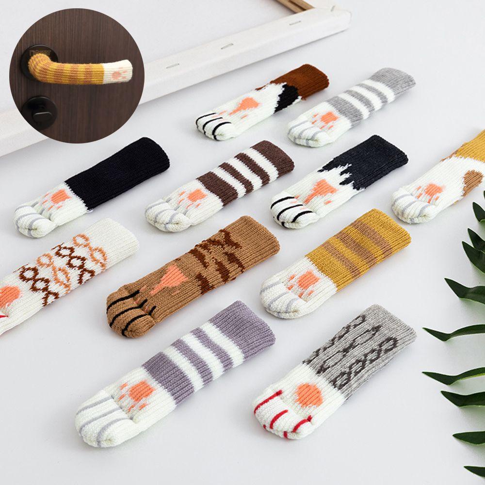 LONTIME Vỏ Bọc Núm Điều Khiển Cửa Dệt Kim Giữ Ấm Chống Va Chạm An Toàn